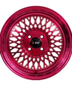 F1R wheels F01 Machined Red
