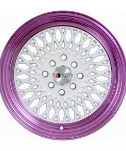 F1R wheels F01 White Purple Lip