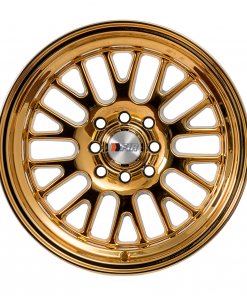 F1R wheels F04 Gold Chrome