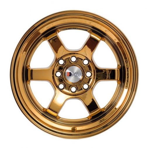 F1R wheels F05 Gold Chrome