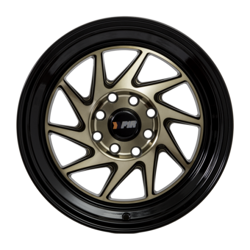 F1R wheels F07 Bronze Black Lip