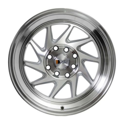 F1R wheels F07 Silver Machined Polished Lip