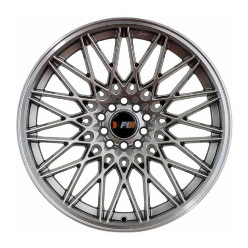 F1R wheels F23 Hyper Black Polished Lip