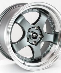 MST wheels MT07 Gun Metal Machined Lip