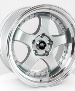MST wheels MT07 Silver Machined Lip