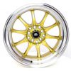 MST wheels MT11 Gold Machined Lip