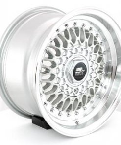 MST wheels MT13 Silver Machined Lip
