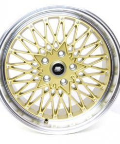 MST wheels MT16 Gold Machined Lip