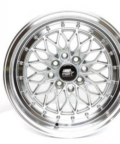 MST wheels MT36 Silver Machined Lip