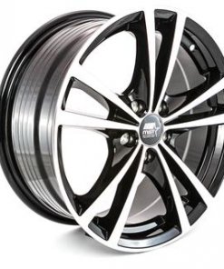 MST wheels Saber Gloss Black Machined Face