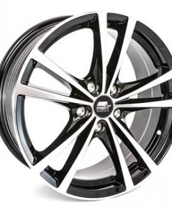 MST wheels Saber Gloss Black Machined Face