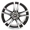 MST wheels Saber Gloss Black Machined Face