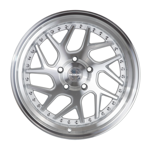 Regen5 wheels R33 Silver Machined Polished Lip