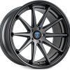 Rohana wheels RC10 Matte Graphite Gloss Black Lip