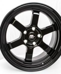 Time Attack Time Attack 17X9 5X114.3 Black Machined Lip
