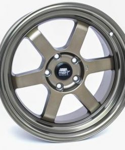Time Attack Time Attack 17X9 5X114.3 Matte Bronze Machined Bronze Lip