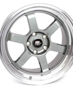 Time Attack Time Attack 16X8 5X114.3 Gun Metal Polished Lip