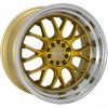 F21 F21 18X10.5 5X100/114.3 Machined Gold Polished Lip