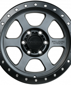 T1 T1 17X9 6X139.7 Matte Gun Metal Black Ring