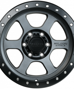 T1 T1 17X9 6X139.7 Matte Gun Metal Black Ring