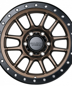 T7 T7 17X9 5X127 Matte Bronze Black Ring