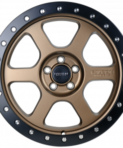 V1 V1 17X8 5X100 Matte Bronze Black Ring