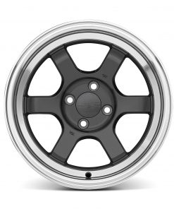 SIX-1 Deep SIX-1 Deep 15X8 4X100 Carbon Gray Machined Lip