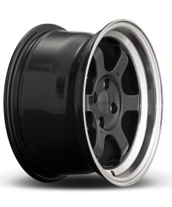 SIX-1 Deep SIX-1 Deep 15X8 4X100 Carbon Gray Machined Lip