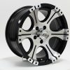 SCALE 4X4 ACE 15X8 0ET 6X139.7 BLACK MACHINED FACE
