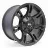 SCALE 4X4 BUCKSHOT 17X9 -6 6X139.7/135 MATTE BLACK