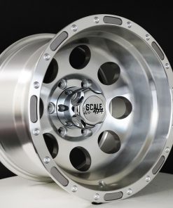 SCALE 4X4 S52 16X10 -27 6X139.7 SILVER MACHINED