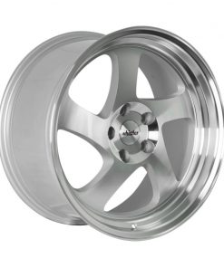 WHISTLER KR1 18X9.5 +35 5X114.3 SILVER MACHINED FACE