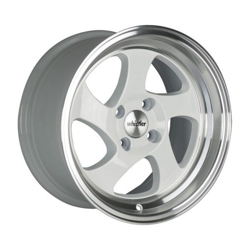 WHISTLER KR1 18X9.5 +35 5X100 WHITE MACHINED LIP