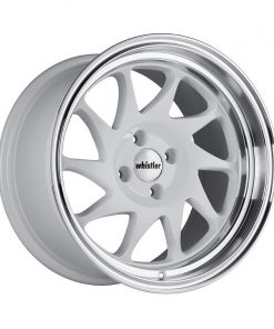 WHISTLER KR7 18X9.5 +22 5X114.3 WHITE MACHINED LIP