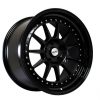 WHISTLER SK11 18X10.5 +22 5X114.3 SATIN BLACK FACE GLOSS BLACK LIP