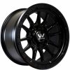 WHISTLER OF6 17X9 -12 5X127 FULL SATIN BLACK