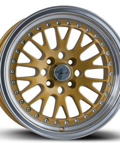 AVID 1 AV-12 16X8 +25 4X100/114.3 GOLD POLISHED LIP