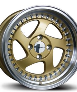 AVID 1 AV-19 16X8 +25 4X100 GOLD POLISHED LIP