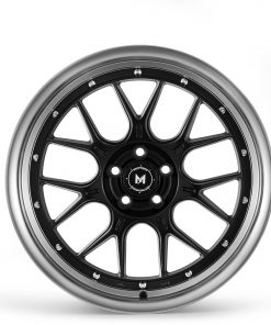 MFLOW MFL2 20X9.5 +35 5X120 MATTE BLACK MACHINED LIP