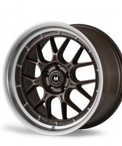 Alternative view of MFLOW MFL2 19X9.5 +30 5X114.3 MATTE BRONZE MACHINED LIP