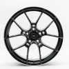 MFLOW MFR4 19X8.5 +35 5X114.3 MATTE BLACK MACHINED LIP