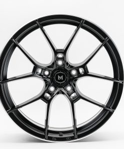 MFLOW MFR4 19X8.5 +35 5X114.3 MATTE BLACK MACHINED LIP