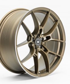Alternative view of MFLOW MFR4 19X8.5 +35 5X100 MATTE BRONZE MACHINED LIP